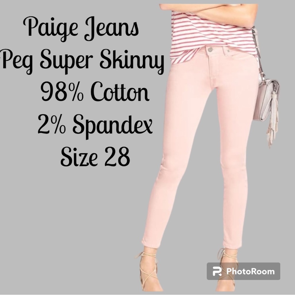 PAIGE JEANS Peg Super Skinny